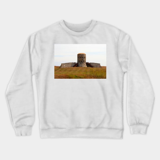 Rousse Tower, Guernsey Crewneck Sweatshirt by HazelWright